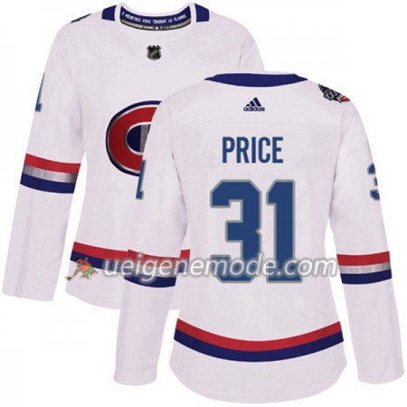 Dame Eishockey Montreal Canadiens Trikot Carey Price 31 Adidas 2017-2018 White 2017 100 Classic Authentic
